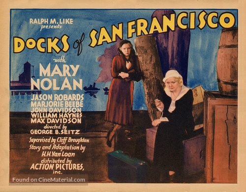 Docks of San Francisco - Movie Poster