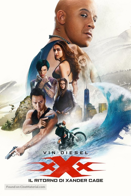 xXx: Return of Xander Cage - Italian Movie Cover