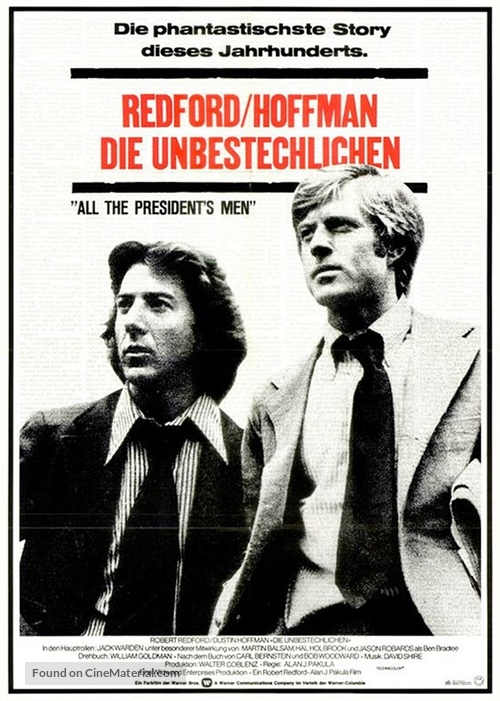 All the President&#039;s Men - German Movie Poster