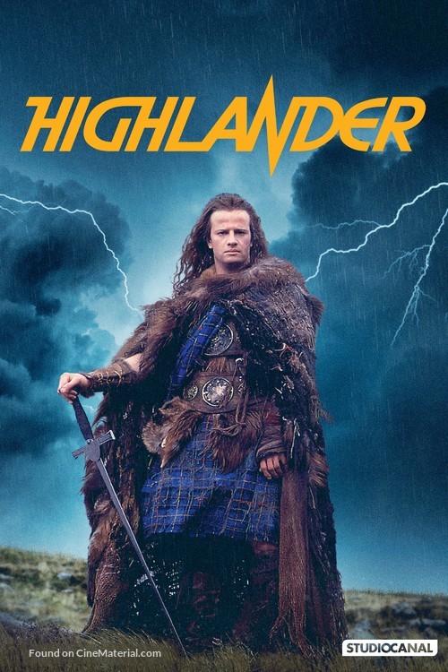 Highlander - Belgian Movie Cover