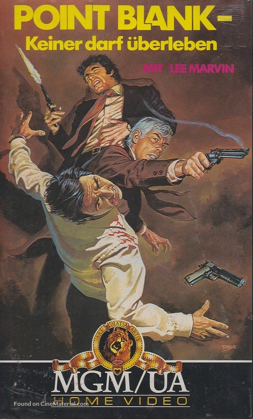 Point Blank - German VHS movie cover