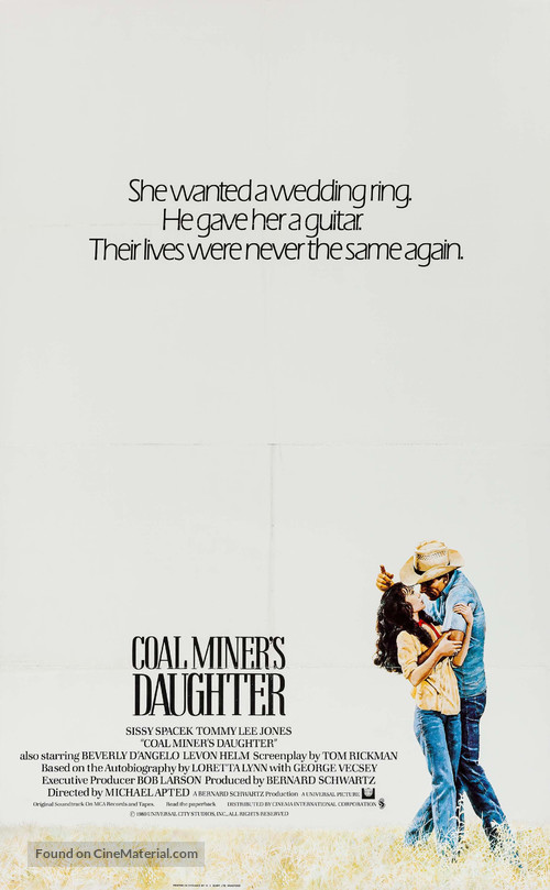 Coal Miner&#039;s Daughter - British Movie Poster