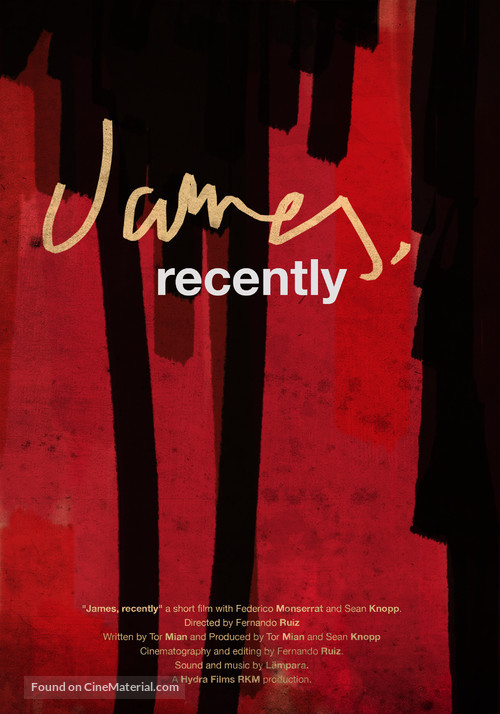 James, Recently - British Movie Poster