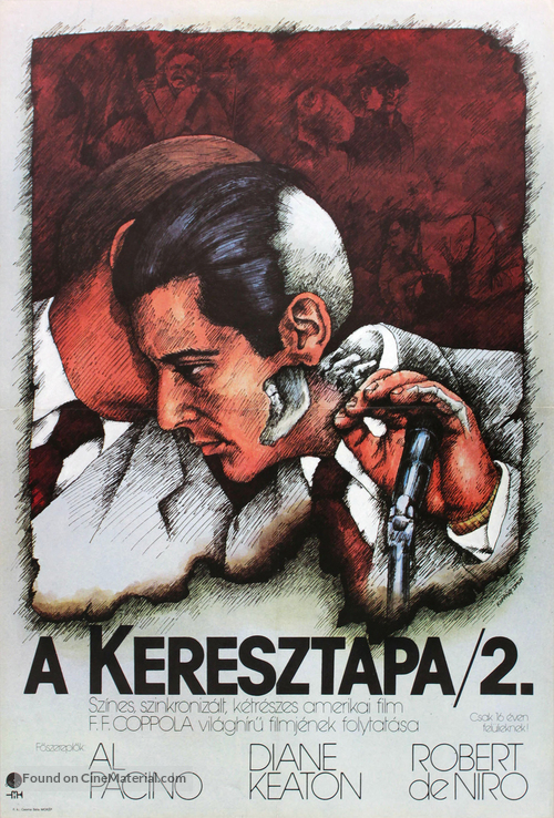 The Godfather: Part II - Hungarian Movie Poster