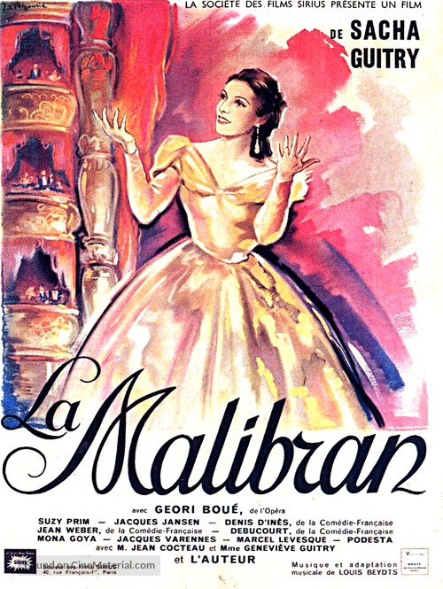 Malibran, La - French Movie Poster