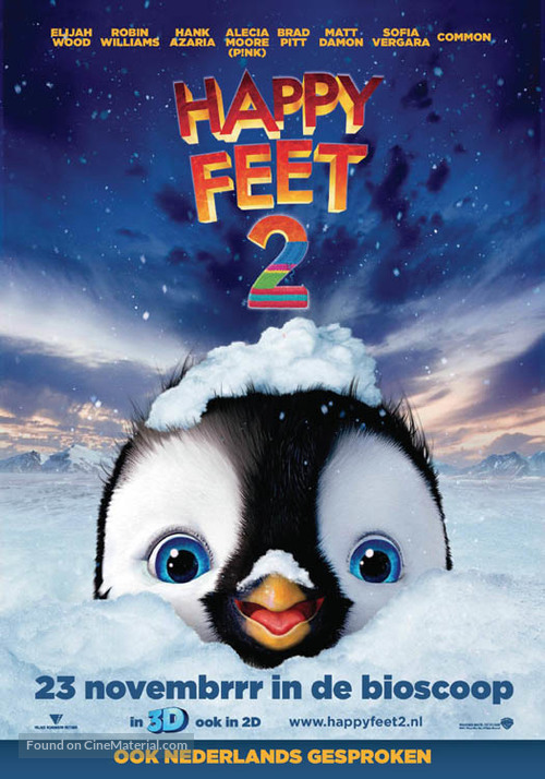 Happy Feet Two - Dutch Movie Poster