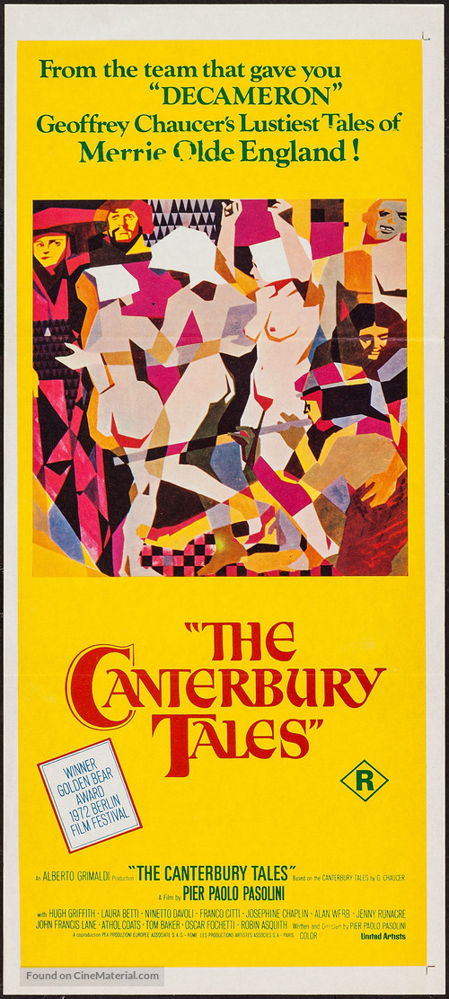 I racconti di Canterbury - Australian Movie Poster