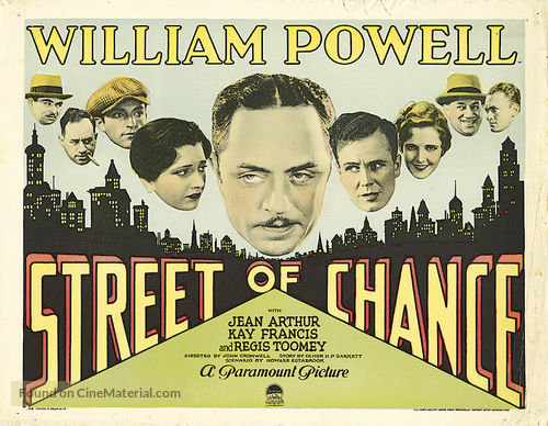 Street of Chance - Movie Poster