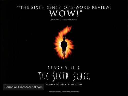 The Sixth Sense - British Movie Poster