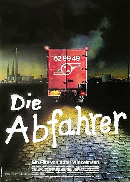 Die Abfahrer - German Movie Poster