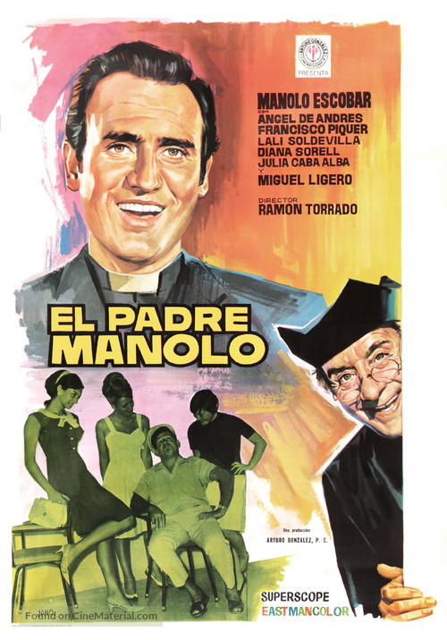 El padre Manolo - Spanish Movie Poster