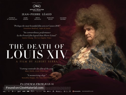 La mort de Louis XIV - British Movie Poster
