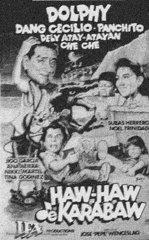 Haw-haw de karabaw - Philippine Movie Poster