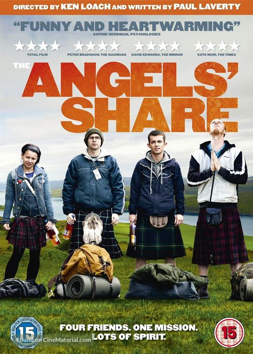 The Angels&#039; Share - British DVD movie cover