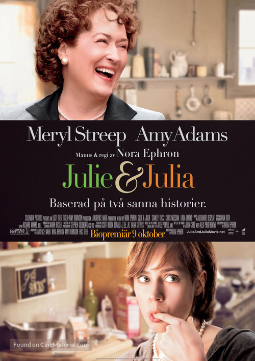 Julie &amp; Julia - Swedish Movie Poster