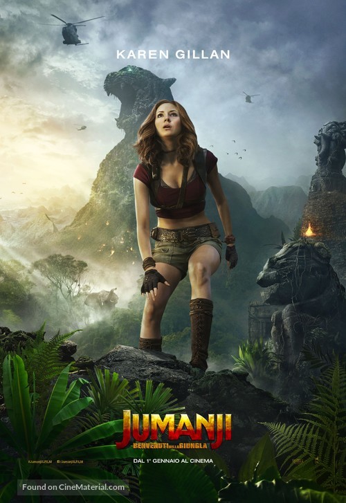 Jumanji: Welcome to the Jungle - Italian Movie Poster