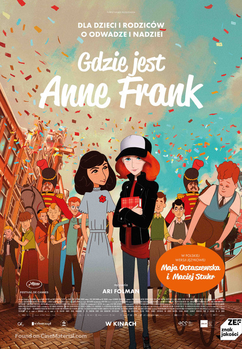 Where Is Anne Frank - Polish Movie Poster