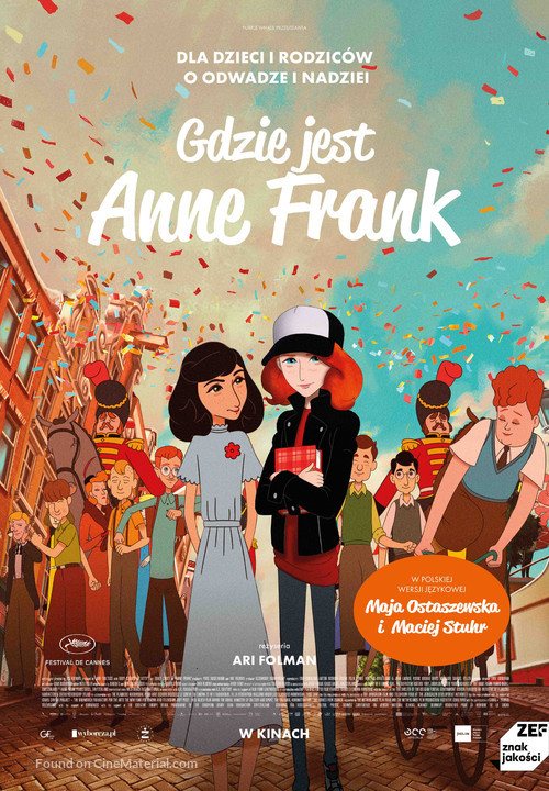 Where Is Anne Frank - Polish Movie Poster