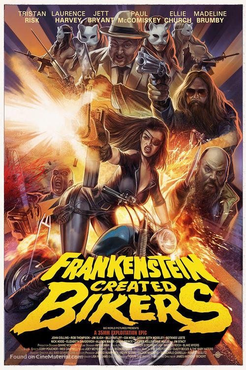 Frankenstein Created Bikers - Movie Poster