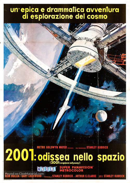 2001: A Space Odyssey - Italian Movie Poster