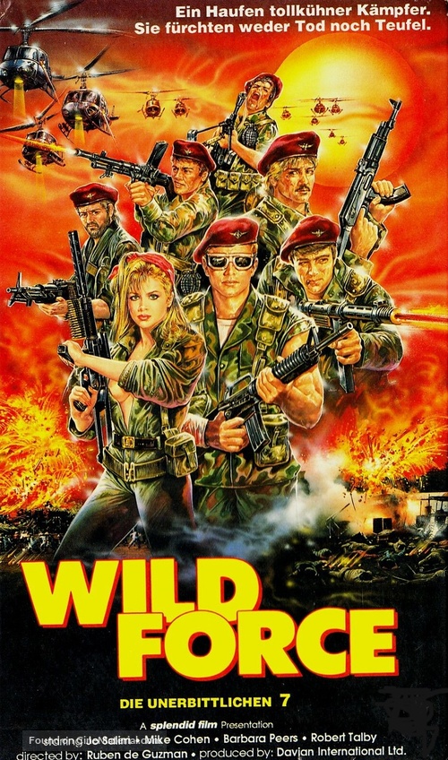 Wild Force - German VHS movie cover