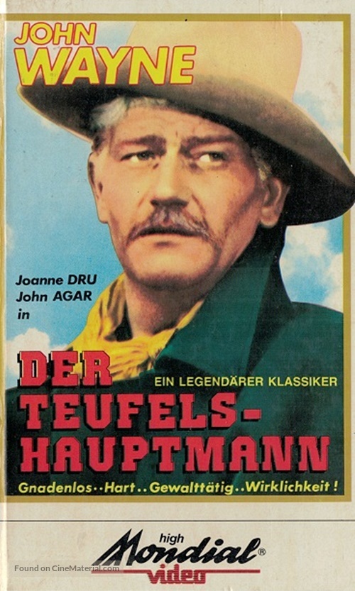 She Wore a Yellow Ribbon - German VHS movie cover