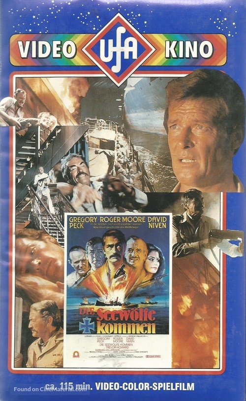 The Sea Wolves - German VHS movie cover