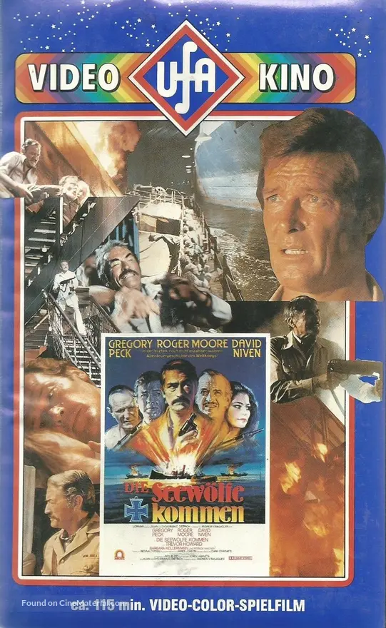 The Sea Wolves (1980) German vhs movie cover