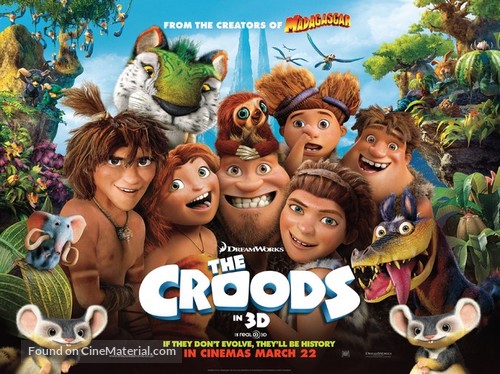 The Croods - British Movie Poster