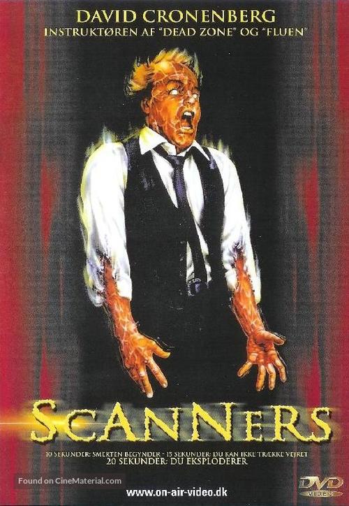 Scanners - Danish DVD movie cover