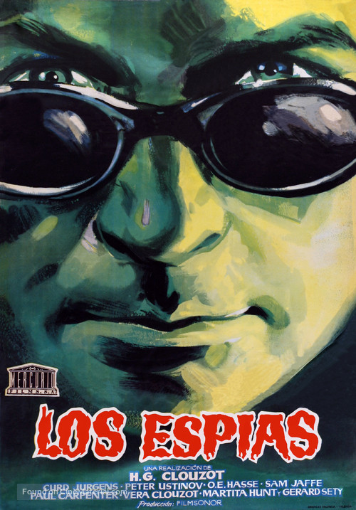 Les espions - Spanish Movie Poster