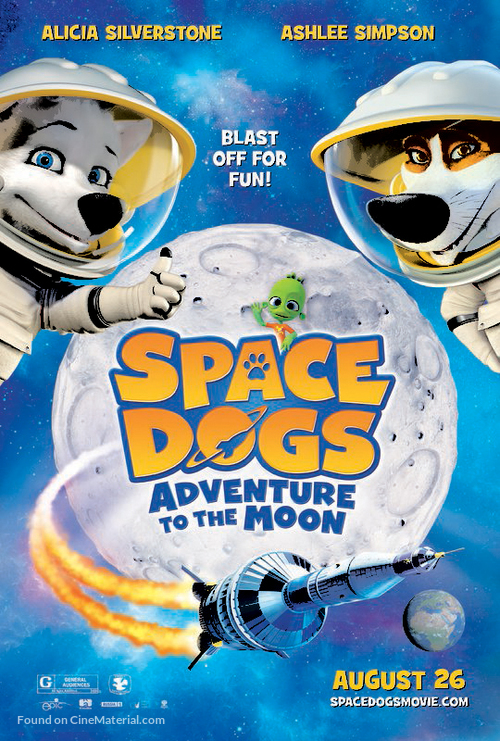 Space Dogs Adventure to the Moon - Movie Poster