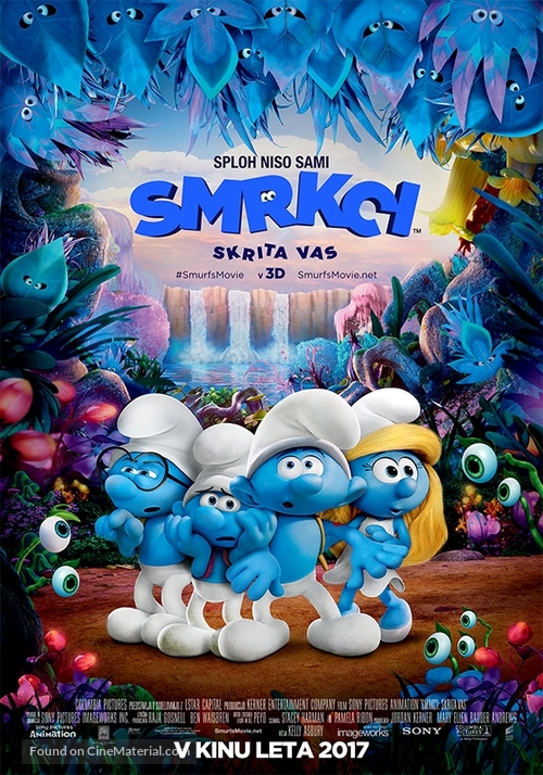 Smurfs: The Lost Village - Slovenian Movie Poster