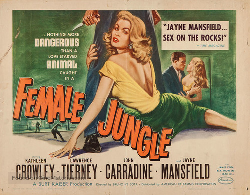 Female Jungle - Movie Poster