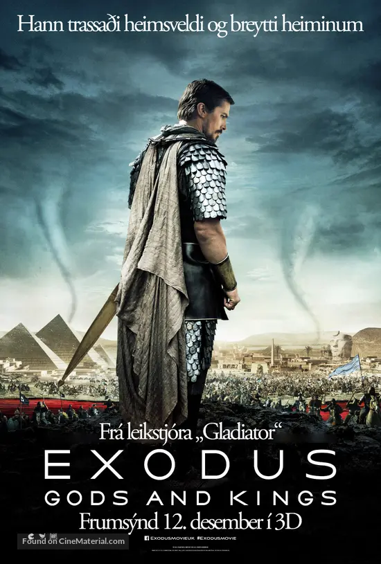 Exodus: Gods and Kings - Icelandic Movie Poster