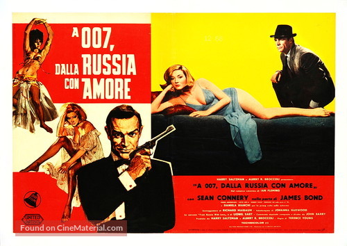 From Russia with Love - Italian Movie Poster