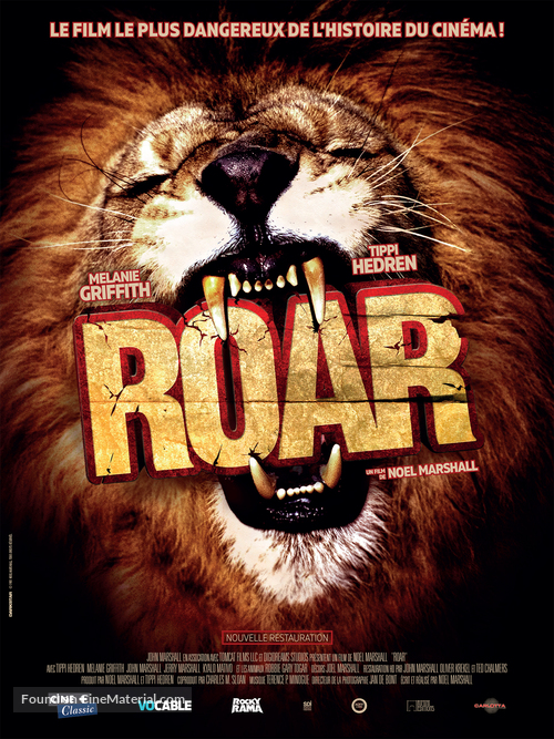 Roar - French Re-release movie poster