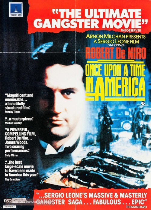 Once Upon a Time in America - British Movie Poster