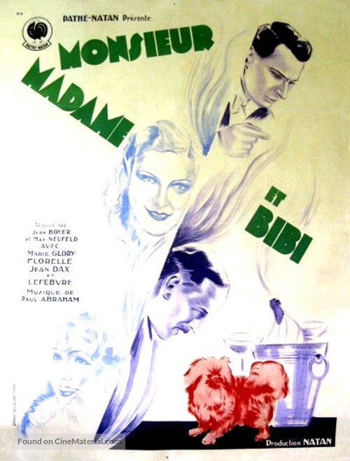 Monsieur, Madame et Bibi - French Movie Poster