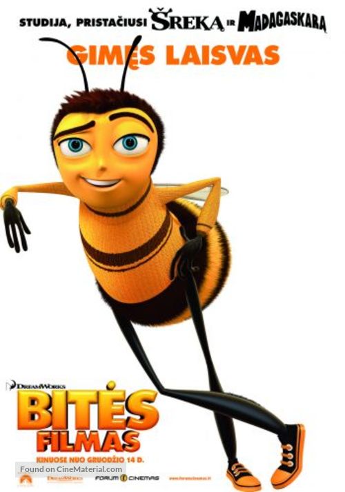 Bee Movie - Lithuanian Movie Poster
