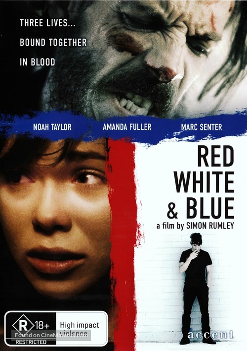 Red White &amp; Blue - Australian DVD movie cover