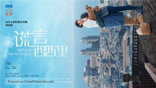 Never Said Goodbye - Chinese Movie Poster