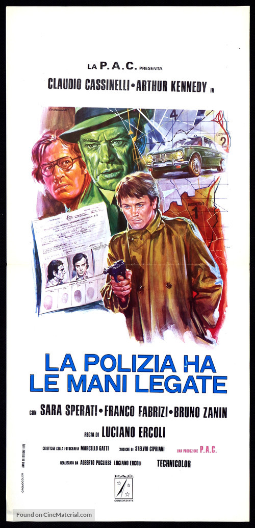 La polizia ha le mani legate - Italian Movie Poster