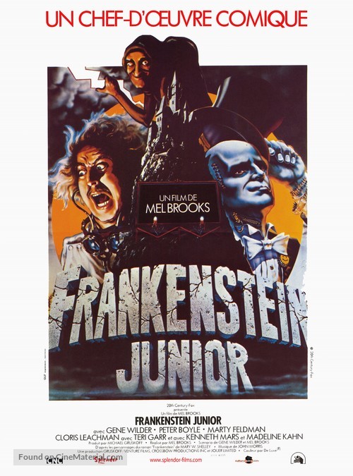 Young Frankenstein - French Re-release movie poster