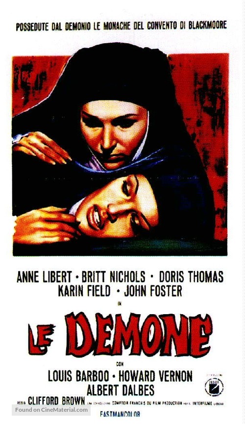 Les d&eacute;mons - Italian Movie Poster