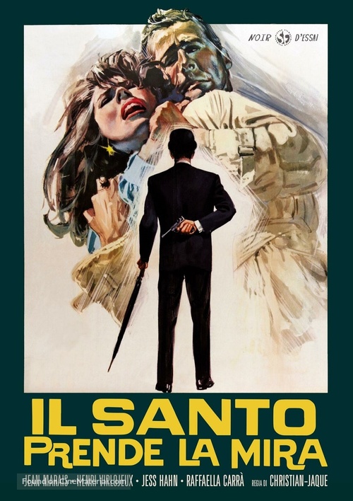 Le Saint prend l&#039;aff&ucirc;t - Italian DVD movie cover