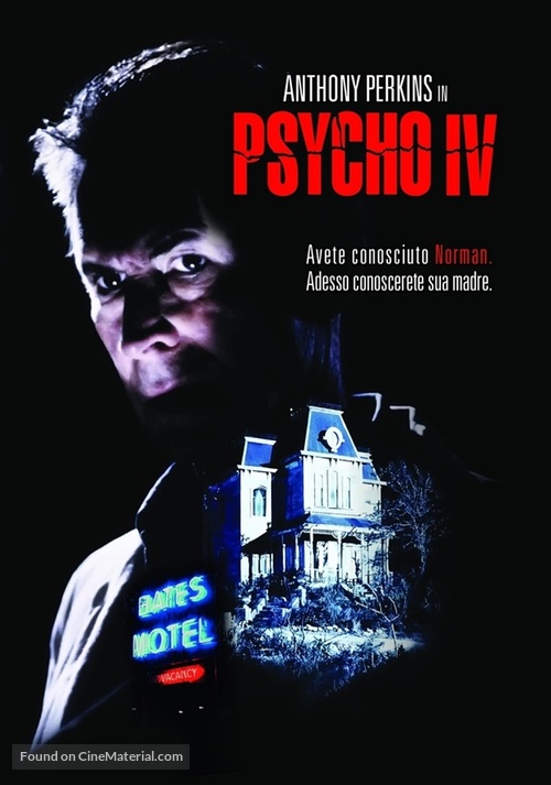 Psycho IV: The Beginning - Italian DVD movie cover