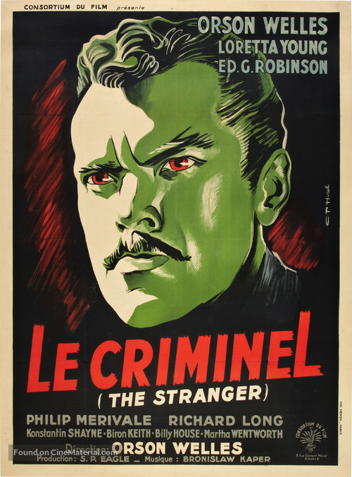 The Stranger - French Theatrical movie poster