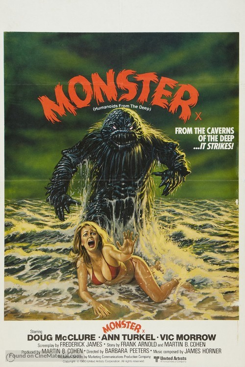 Humanoids from the Deep - British Movie Poster