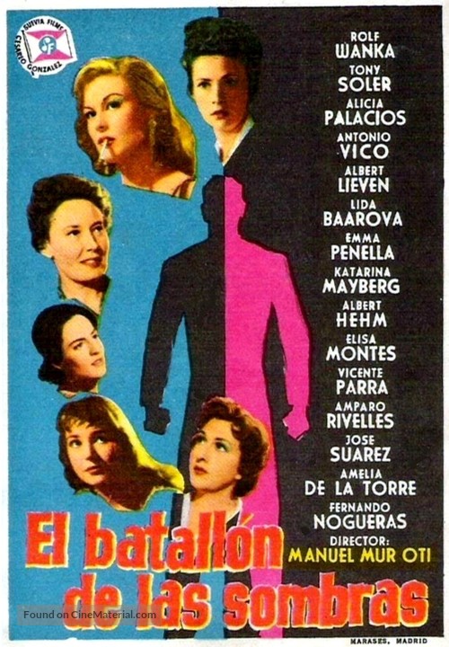 El batall&oacute;n de las sombras - Spanish Movie Poster